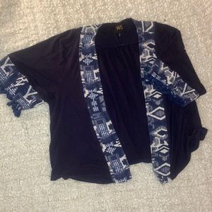 Anthropologie W5 Rayon Aztec Boho Cardigan